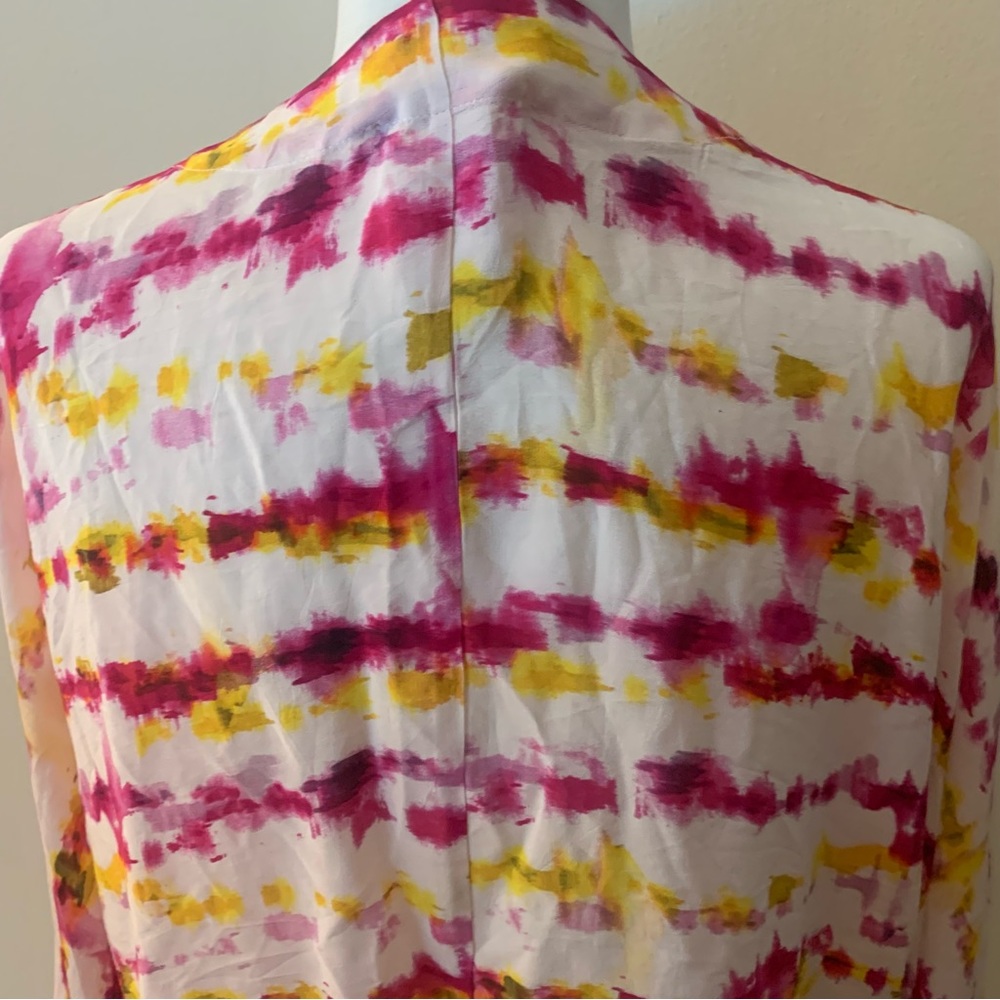 Anthropologie Tye Dye Combo Colorful Kimono Wrap - Picture 4 of 11